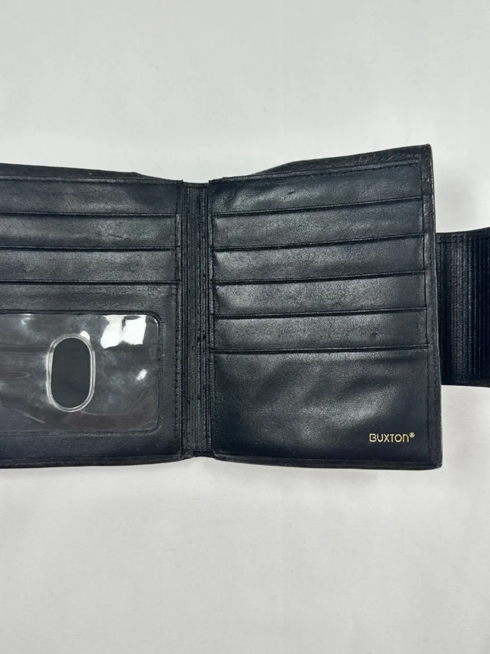 Buxton Top Grain Cowhide Exterior-Wallet/Coin Purse/Billfold-Dark Brown